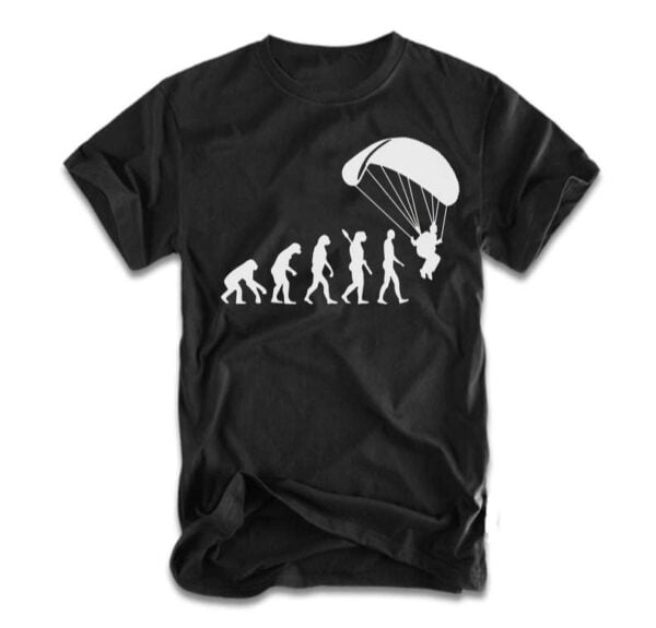 Paragliding Evolution Unisex Graphic T Shirt