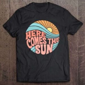 Pink Groovy Here Comes The Sun Unisex Shirt