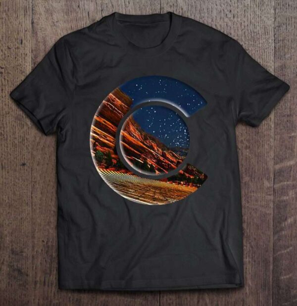 Red Rocks Amphitheater Colorado Flag Unisex Shirt