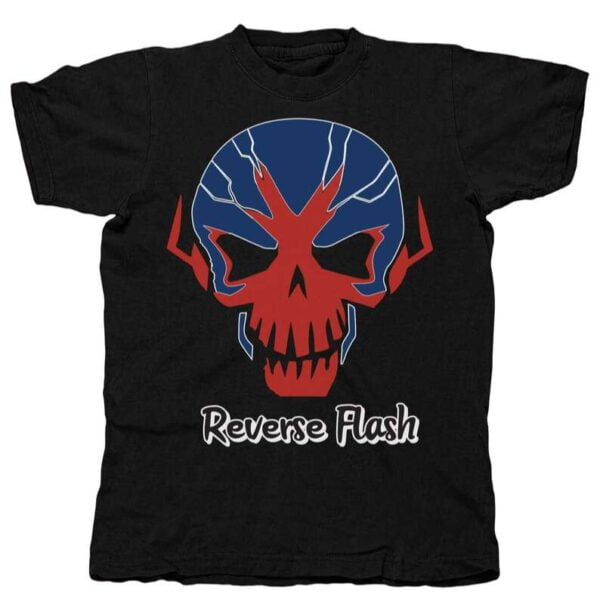 Reverse Flash Skull Comics T Shirt