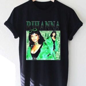 Rihanna Singer Black Unisex Shirt