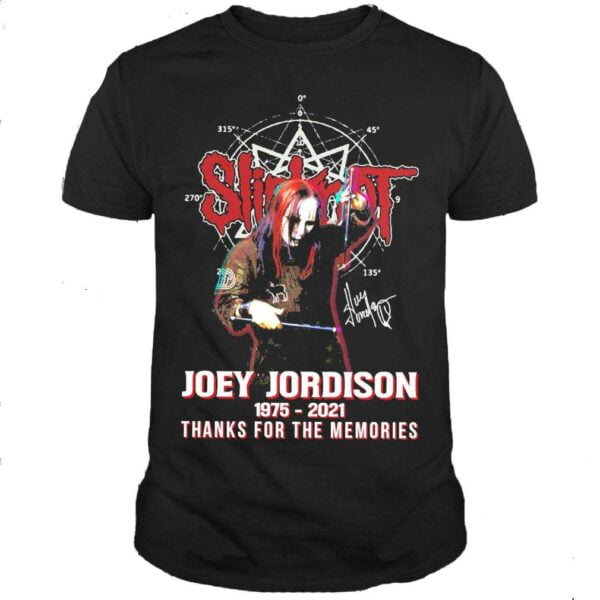 Rip Slipknot Joey Jordison 1975 2021 Signatures Unisex T Shirt