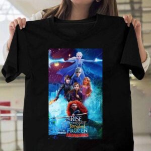 Rise of The Brave Tangled Frozen Dragons Merida T Shirt