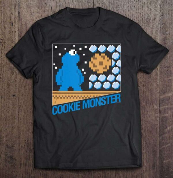 Sesame Street Cookie Monster 8 Bit Unisex Shirt