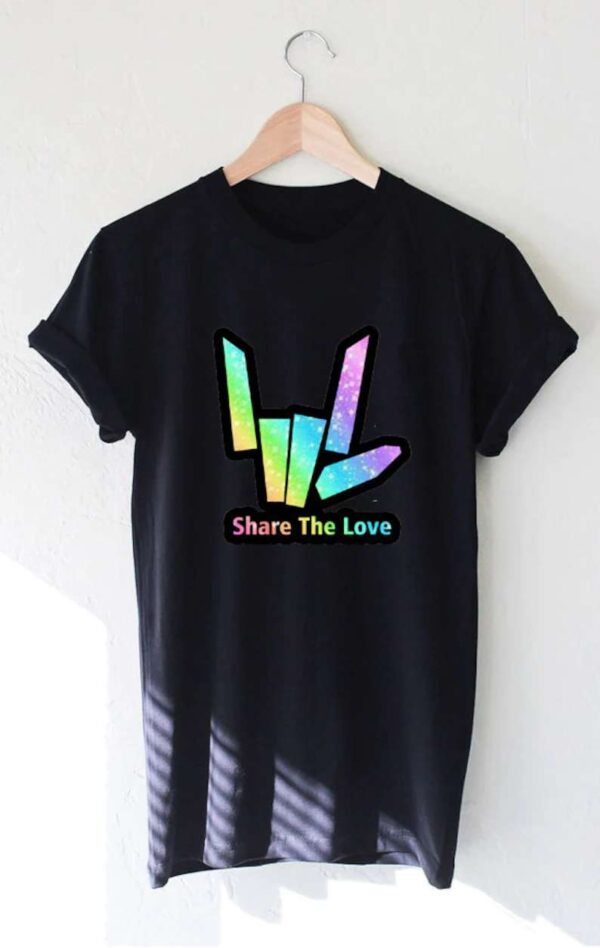 Share The Love Stephen Sharer Singer Black Unisex Shirt