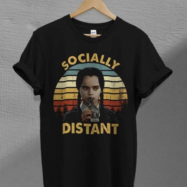 Socially Distant The Addams Family Movie Vintage Classic T Shirt