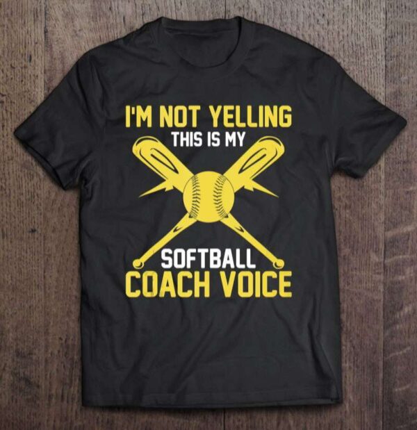 Softball Coaching Voice Unisex Shirt