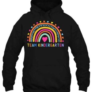 Team Kindergarten Rainbow Back To School T Shir