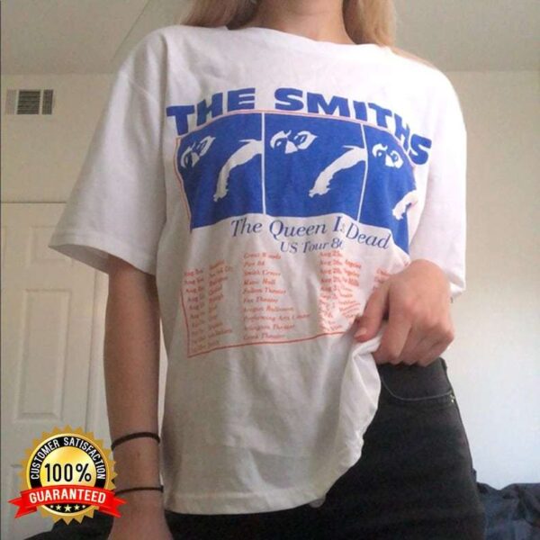 The Smiths Us Tour 1986 The Queen Is Dead T Shirt