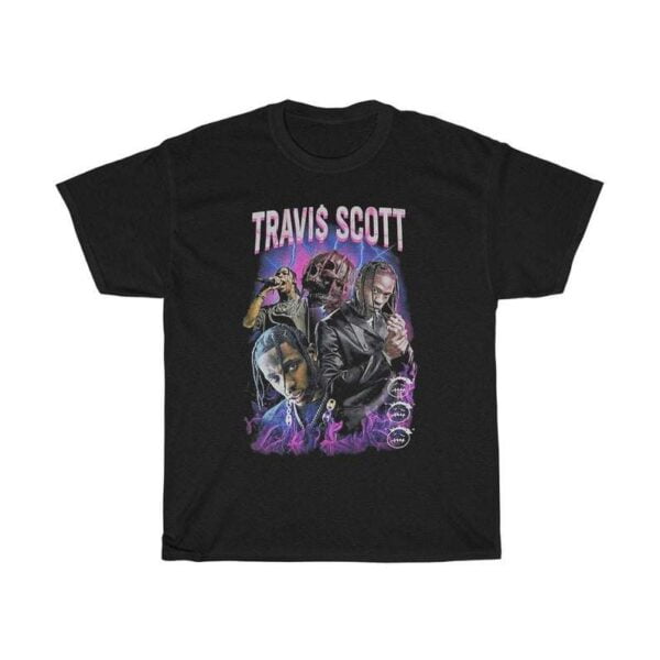Travis Scott Rap Retro 90s T Shirt