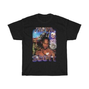 Travis Scott Rap RnB Vintage T Shirt - Online Fashion Shopping