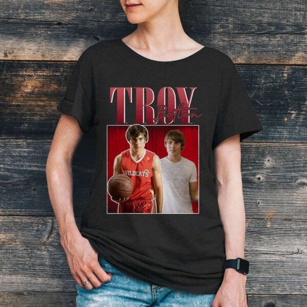 Troy Bolton Zac Efron T Shirt