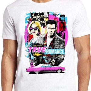 True Romance T Shirt Movie Poster Slater Hopper Tarantino