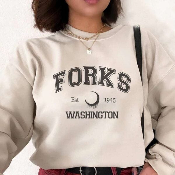 Twilight Sweatshirt Forks Washington Unisex T Shirt