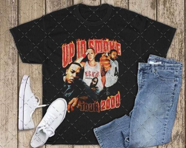 Up In Smoke Tour 2000 Dre Eminem Snoop Unisex Graphic T Shirt