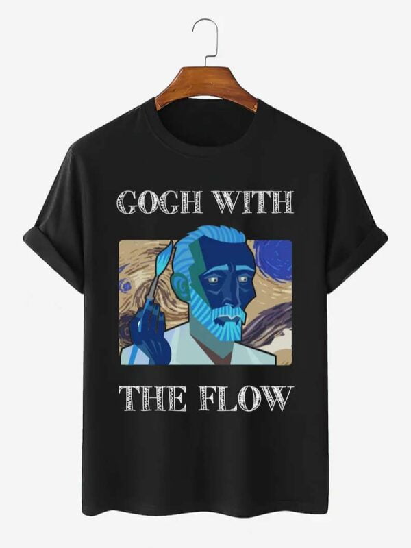 Van Gogh Go With Flow Unisex T Shirt