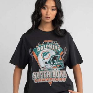 Vintage Miami Dolphins Super Bowl NFL T Shirt