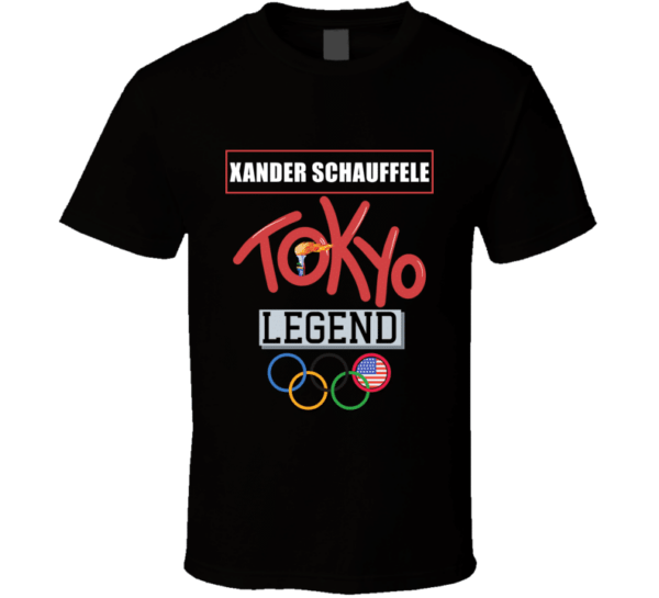 Xander Schauffele Tokyo Legend Team Usa Golf Athlete Olympics T Shirt