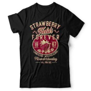 Beatles Band Strawberry Fields Forever Unisex T Shirt