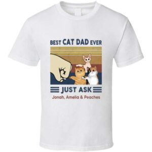 Best Cat Dad Ever Unisex T Shirt