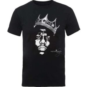 Biggie Smalls Rapper Crown Face Unisex T Shirt