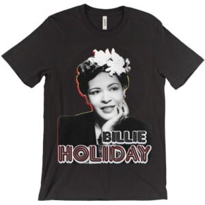 Billie Holiday Lady Day Electric Letter Classic T Shirt