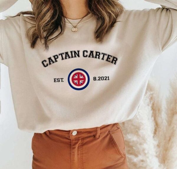Captain Carter Est 8.2021 What if Mavel T Shirt