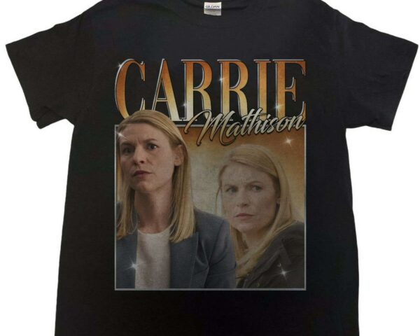 Carrie Mathison Homeland TV Claire Danes Vintage Unisex T Shirt