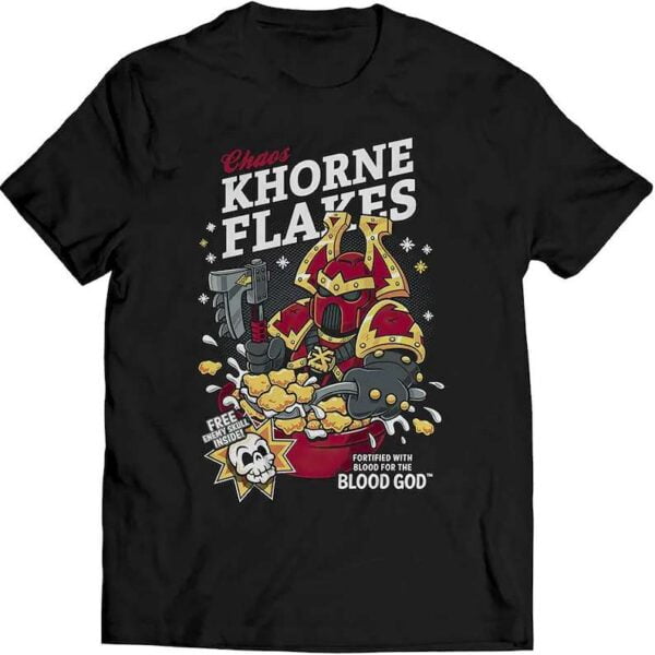 Chaos Khorne Flakes Fortified with Blood for The Blood God Unisex T Shirt