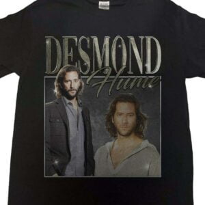 Desmond Hume Lost Henry Ian Cusick Vintage Unisex T Shirt