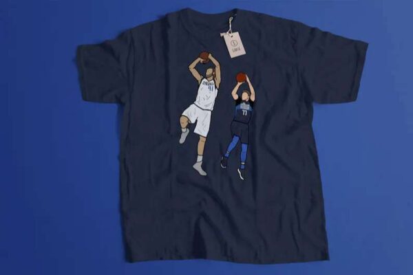 Dirk Nowitzki x Luka Doncic Euro Bros Unisex T Shirt