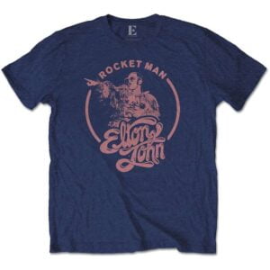 Elton John Singer Rocketman Circle Point Unisex T Shirt