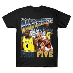 Fab 5 Michigan University Unisex T Shirt 1