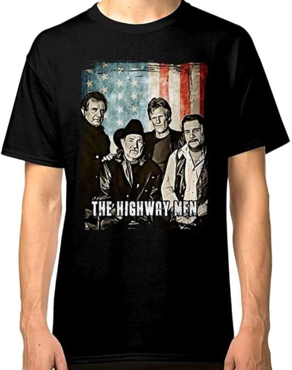 Flag The Highwaymen Band 35 Years Unisex T Shirt