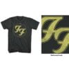 Foo Fighters Rock Band Distressed FF Logo Unisex T Shirt