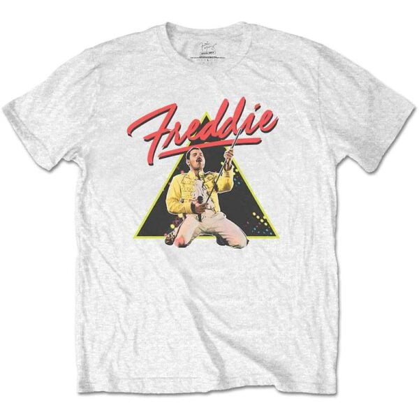 Freddie Mercury Singer Triangle Unisex T Shirt