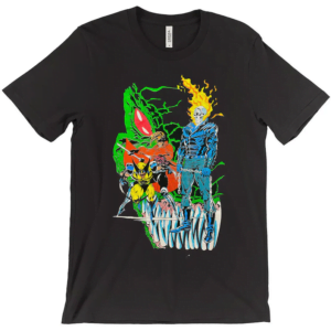 Ghost Rider Wolverine Gambit X 1993 Unisex T Shirt