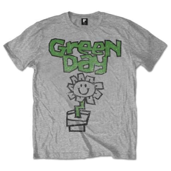 Green Day Roc Band Flower Pot Unisex T Shirt
