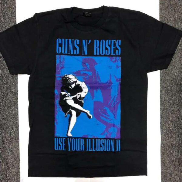 Guns N Roses Use Your Illusion II Tour 1991 Unisex T Shirt 1632319213