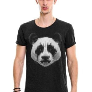 Heavy Metal Panda Unisex T Shirt