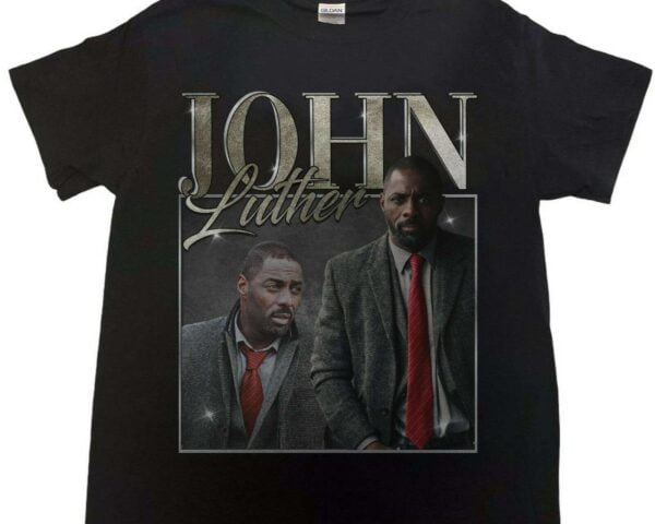 John Luther Idris Elba Luther Vintage Unisex T Shirt