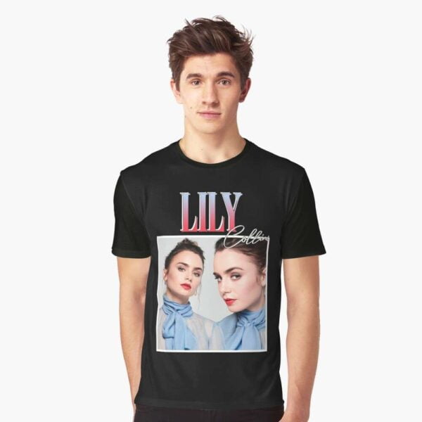 Lily Collins Actress Classic T Shirt