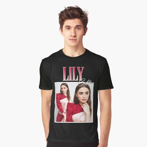 Lily Collins Actress Unisex T Shirt