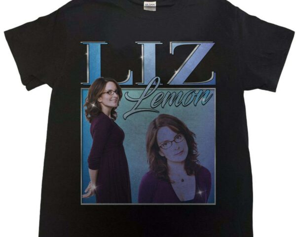 Liz Lemon 30 Rock Tina Fey Vintage Unisex T Shirt