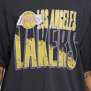 Los Angeles Lakers Scribble Vintage Logo Unisex T Shirt