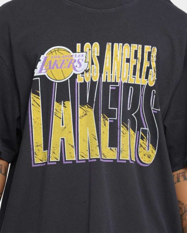 Los Angeles Lakers Scribble Vintage Logo Unisex T Shirt