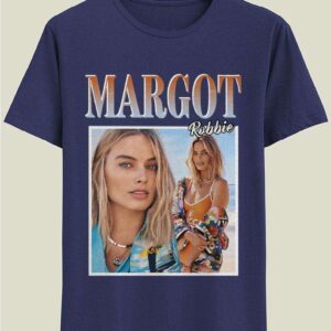 Margot Robbie Black Classic Unisex T Shirt