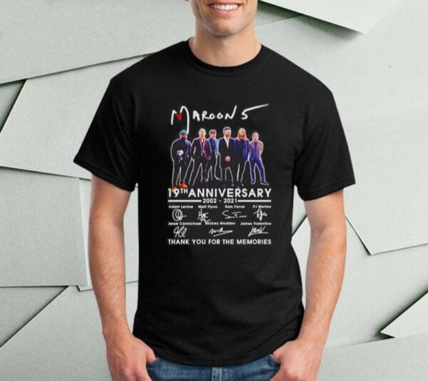 Maroon 5 Band Anniversary Unisex T Shirt