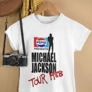 Michael Jackson BAD Pepsi Concert Tour 1988 Unisex T Shirt 1632319329