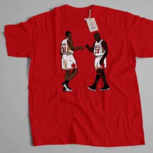 Michael Jordan and Scottie Pippen Throwback Unisex T Shirt